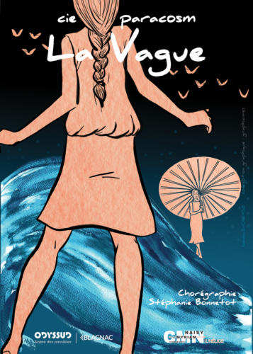 Affiche spectacle la vague